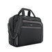 A black Solo Pro CheckFast briefcase with grey accents.