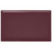 A rectangular maroon speckled cast aluminum cooling platter.