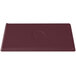 A maroon speckled rectangular Tablecraft cooling platter.