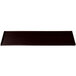 A rectangular black Tablecraft Midnight Speckle cast aluminum tray.