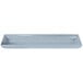 A gray rectangular cast aluminum Tablecraft platter.