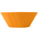 A Tablecraft orange cast aluminum serving bowl.