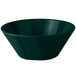 A Tablecraft hunter green cast aluminum serving bowl.