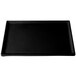 A black rectangular Tablecraft cooling platter.