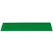 A green cast aluminum long rectangular cooling platter with a Tablecraft logo.