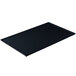 A black rectangular Tablecraft cast aluminum cooling platter on a white background.