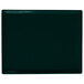 A hunter green rectangular cast aluminum cooling platter.