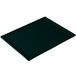 A black rectangular Tablecraft cast aluminum cooling platter with a dark green background.