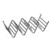 A Clipper Mill stainless steel taco holder with 3 or 4 compartments.