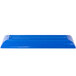 A blue rectangular Tablecraft cast aluminum platter with a white background.