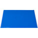 A cobalt blue rectangular Tablecraft cooling platter.