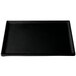 A black rectangular Tablecraft cooling platter with green speckles.