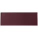 A maroon speckled rectangular cast aluminum cooling platter.