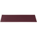 A maroon speckled rectangular cast aluminum cooling platter.