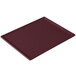 A maroon speckled rectangular cast aluminum cooling platter.