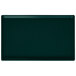 A rectangular hunter green Tablecraft cast aluminum cooling platter with white speckles.