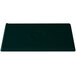 A hunter green rectangular Tablecraft cooling platter with white speckles on a table.