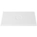 A white rectangular Tablecraft cast aluminum cooling platter with a logo.