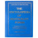 A blue book with gold text: "The Encyclopedia of Restaurant Forms"