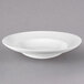 A Homer Laughlin Ameriwhite china pasta bowl on a white background.
