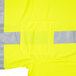 A yellow and grey Cordova Class II safety shirt with reflective stripes.