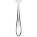 A Reed & Barton stainless steel dessert spoon with a silver handle.