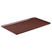 A brown rectangular Cambro dietary tray.