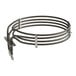 A circular metal heating element designed for use with Moffat ovens, operating at 208 volts.
