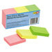 Redi-Tag 23701 2 inch x 1 1/2 inch Neon Self-Stick Notes - 12/Pack