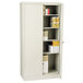 Tennsco 1470LGY High Standard 36 inch x 18 inch x 72 inch Light Gray Storage Cabinet