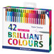Staedtler 334C42 Triplus Fineliner 42-Color Assorted Super Fine Water-Based Marker