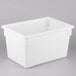 A white plastic Choice food storage box with a lid.