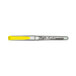 Zebra 77050 Zazzle Fluorescent Yellow Chisel Tip Liquid Ink Stick Highlighter - 12/Pack