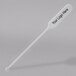A clear plastic stick with black text that says "Spirit" and is paddle shaped.