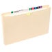 A Smead legal size file jacket with numbers and labels.