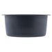 A black Matfer Bourgeat round ramekin mold.