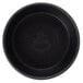 A black non-stick Matfer Bourgeat round mini cake pan.