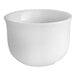 An Acopa bright white Sake cup on a white background.
