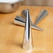 a group of metal objects on a table