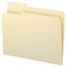 A Smead manila file folder with two open tabs.