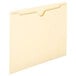 A Smead file jacket with a straight cut tab on a white background.