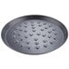 An American Metalcraft 10" hard coat anodized aluminum pizza pan with nibs.