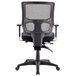 A black Eurotech Apollo II office chair with mesh back and arms.