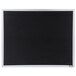 A black rectangular board with a white border.