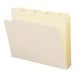 A stack of Smead letter size file folders with white covers.