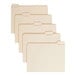 A group of Smead file folders with tabs in assorted colors.