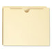 A beige Smead file jacket with a white tab.