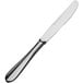 Bon Chef S1111 Chambers 8 15/16 inch 18/8 Stainless Steel Solid Handle Dinner Knife - 12/Case