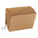 A brown Smead expanding file folder with black numbers on the tabs.
