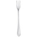 A Libbey stainless steel cocktail fork with a silver handle.